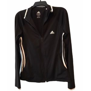 Adidas Black and White Athletic Jacket